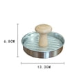 thumbnail image 3 of suyin Burger Press Stainless Steel Hamburger Press Patty Maker For Cooking, 3 of 8