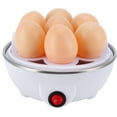 thumbnail image 2 of Olla de huevos eléctrica 2 en 1 para huevos duros, huevos furtivos, tortillas y vaporizador de verduras, duro con apagado automático,capacidad para 7, 2 of 9