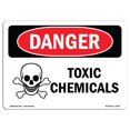 thumbnail image 1 of SignMission OS-DS-D-1824-L-2045 Panneau de Danger OSHA - Produits Chimiques Toxiques, 1 of 1