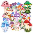 thumbnail image 3 of 35pcs-50pcs Colorful Mushroom Stickers Nature Cartoon Stickers Fantasy Stickers for Laptops Phones Suitcases, 3 of 9