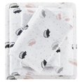 thumbnail image 1 of Intelligent Design Ensemble de Draps en Flanelle de Coton Imprimé Pigment Rose/gris, 1 of 8