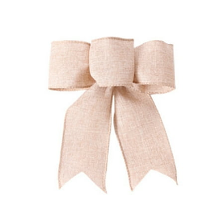 

Burlap Christmas Bow Christmas Decorations Linen Christmas Bows Christmas Tree Decorations Bows Wreaths Christmas Bows Fengga Home Brand Clearance Sale! 1X Bow