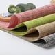 thumbnail image 2 of Zhuge Manteles individuales, manteles para mesa de comedor, manteles antideslizantes y lavables, accesorios de decoración de cocina (juego de 6, tamaño 17,71 x 11,8 pulgadas, gris), 2 of 3