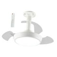 thumbnail image 4 of Ventilador de techo con luz y control remoto, lámpara colgante elegante y silenciosa, velocidades de viento para cafetería, apartamento, comedor, L 48O, 4 of 8