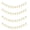 Gold, variant on 4 Pack Gold Diamond Ring Garland Banner, 196.85'' Per Piece Glitter Ring Bunting, DIY Assembly Wedding Party Hanging Decorations