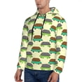 thumbnail image 3 of Salouo Turtle On Skateboard Pattern Men's Fall Hoodie Sweatshirt,Sport Hoodie with Pockets for Men Pullover Casual Hooded Sweatshirt-Small, 3 of 7
