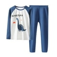 thumbnail image 1 of Hiiyo Ensemble de Pyjama à Manches Longues Imprimé Dinosaure pour Garçon en Bas Âge, 1 of 3