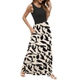 thumbnail image 4 of OutfitShow Women Summer Dress Sleeveless Loose Casual Long Maxi Dresses with Pockets, 4 of 6