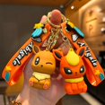 thumbnail image 3 of Llavero Kawaii de Pokémon, muñeco de Pikachu de dibujos animados, colgante, llavero de mochila, adornos, accesorios, joyería, regalos para amigos, 3 of 5