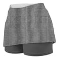 thumbnail image 4 of Generic Women's Athletic Striped Skorts High Waisted Tennis Skirt with Shorts Pockets Gym Golf Running Workout Sports Skirt, 4 of 4