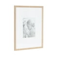 thumbnail image 6 of Kate and Laurel Adlynn Rectangle Picture Frame Set of 3, 16 x 20 matted to 8 x 10, Natural, Transitional Three-Piece Frame Set for Gallery Wall Frame Set in Living Room Wall Decor, 6 of 9