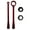 Red, variant on Motorbike Tire Removal Installation Tool 13/22/27/32mm Tire Change Set Aluminum Lever Wrench Motorcycle Tyre Repair Tool