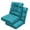 Aqua Blue, variant on Outdoor Chair Cushions Set of 2, 42x21x4 Inch Patio Cushion for Dining/Rocking Chairs, High Back Soft Seat Pad with Ties Brown