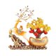 thumbnail image 1 of Adorno Feng Shui de árbol de dinero de cristal, decoración de mesa con ciervo for la prosperidad y la riqueza del hogar, 1 of 3