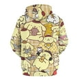 thumbnail image 3 of Pompompurin Hoodie 3D Print Pullover Hooded Long Sleeve Sweatshirts Tops Blouse with Pocket for Mens Womens, 3 of 8