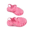 thumbnail image 3 of Kmbangi Kids Sandals Solid Color Hollow Out Beach Shoes Footwear with Buckle, 3 of 9