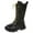 /g1Black126, variant on MEZZALL Kids High Boots Sports Outdoor Fashion Autumn Children Girls Solid Color Shoes Flat Thick Bottom Non- Easy To Wear PU Upper Comfortable Boots Soft Footwear