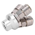 thumbnail image 2 of Conector rápido de 3 vías hembra cromado para componentes neumáticos G1/4 C tipo SMV, 2 of 14