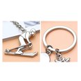 thumbnail image 3 of Porte-clés de Ski - Cadeau de Sports d'Hiver, 3 of 10