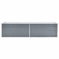 thumbnail image 5 of vidaXL Garden Raised Bed Galvanized Steel 126"x31.5"x31.3" Gray, 44844, 5 of 7