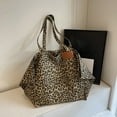 thumbnail image 1 of Leopard Print Tote Bags for Women Large Capacity Shoulder Bag Everyday Use Stylish Design Versatile Functionality, 1 of 4