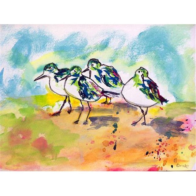 Betsy Drake DM417 Sanderlings Doormat 18 x 26