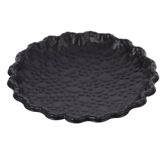 PTOOTP Retro Metal Candle Tray for Home Decor Elegant Round Pillar Candle Stand
