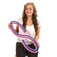 thumbnail image 2 of Afghan Loom Knitting Board Tool With 3 Projects For Sweater Socks Pink, 2 of 7