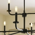 thumbnail image 2 of 6307-9-59 Quorum Lighting Rutherford - 9 Light Chandelier-25 Inch Tall and 28.5 Inch Wide-Matte Black Finish, 2 of 6