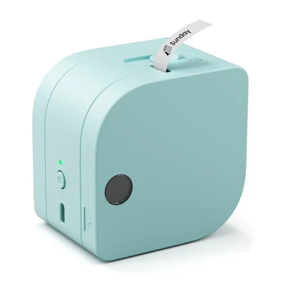 Phomemo P12 Pro Smart Label Maker – Compact Bluetooth Label Printer with many Preloaded Templates, Small Portable Thermal Label maker for Travel, Office & Home Organization, USB-C Charging (Green)