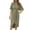 Army Green, variant on Women's Dresses Asymmetrical Hem Solid Color Short Sleeve V Neck Raglan Sleeve Casual Dress Black XXL