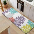 thumbnail image 5 of Yellow Floral and Petal Pattern Kitchen Rug Mat,Kitchen Runner Rugs Non Skid Washable,Decorative Kitchen Floor Mats for Kitchen,Sink,Laundry,17"x47.2", 5 of 7
