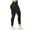 Black, variant on Women's Wine Shimmer Yoga Leggings | Sheer Mesh Side Accents | Activewear with Crossover Style for Gym Workout​