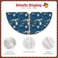 thumbnail image 3 of Balery Various Lights Printed Christmas Tree Skirt , Merry Christmas Party Christmas Tree Decoration,Adjustable Tree Skirt-30", 3 of 6