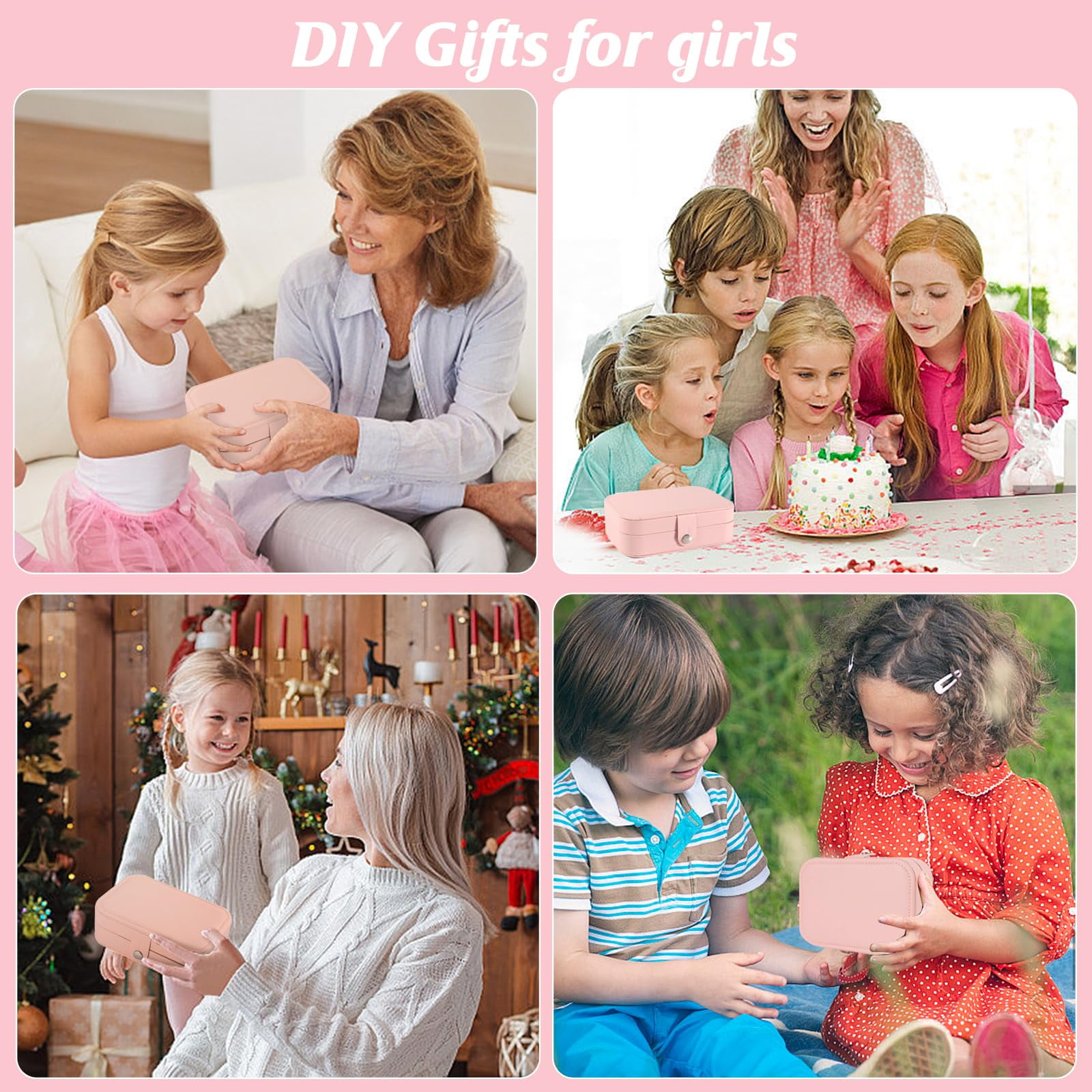 Charm Bracelet Making Kit -135 Pcs DIY Jewelry Making Kit, Bracelet Making Kit DIY Art & Craft Kit for Girls 8-12 Birthday Gifts Christmas,New Year Gifts