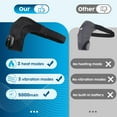 thumbnail image 6 of Heated Shoulder Brace Massage Rotator Cuff Support Compression Wrap, Electric Shoulder Heating Pad,5000mAh Rechargeable Black, 6 of 15