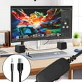 thumbnail image 4 of CSYANXING Delicate Design Computer Speakers for Desktop Laptop USB Plug-and-Play Loud Sound Matte Metal Panel Anti-Slip Foot Pads, 4 of 9