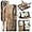 Brown, variant on Case for iPhone 14 Pro Max, Flip Leather Wallet Case with 10 Card Slot Holder Zipper Pocket Kickstand Magnetic Closure Shockproof Flip Folio Cover for iPhone 14 Pro Max 5G 6.7 inch 2022 (Brown)