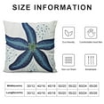 thumbnail image 5 of Nawypu Beach Throw Pillow, Coastal Throw Pillows, Starfish Pillow Decorative Beach Pillow Cover Coastal Pillow Covers Square, 5 of 5