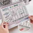 thumbnail image 4 of Ganfancp 2025 Calendario Memo Check In Calendario Mensual Calendario Estudiante Oficina Escritorio Decoración Ornamento Ofertas y Liquidaciones 1* Calendario, 4 of 7