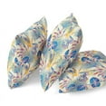 thumbnail image 2 of Plant Illusion Indoor/Outdoor Pillow in Blue Cream 16x16, 2 of 8