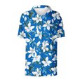 thumbnail image 5 of perfectbot Women's Hawaiian Shirts Top Summer Plus Size Short Sleeve Button Down Blouses Boho Floral Beach Shirt S-5XL, 5 of 5
