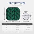 thumbnail image 4 of Yiaed Mint Bird Feathers Print Car Front Windshield Sun Shade,Foldable Anti-UV Car Sunshade for Front Window for Most Vehicles-Large, 4 of 5