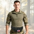 thumbnail image 4 of Waist Pack Bag Fanny Pack for Men&Women Hip Bum Bag with Adjustable Strap, Large Capacity Waist Wallet Bag for Traveling Casual Running Hiking Cycling, 4 of 7