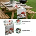 thumbnail image 5 of Red Mushrooms Table Runner - 108 Inch Long, Kitchen Dining Table Runner Dresser Scarves, Eucalyptus Leaves Summer Botanical Watercolor Farmhouse Decor for Coffee Tables Wedding Party Banquet, 5 of 8
