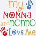 thumbnail image 2 of CafePress - Nonna And Nonno Love Me Body Suit - Baby Light Bodysuit, Size Newborn - 24 Months, 2 of 4