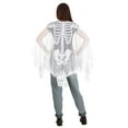 thumbnail image 4 of Adult Sheer Skeleton Costume Poncho, 4 of 4