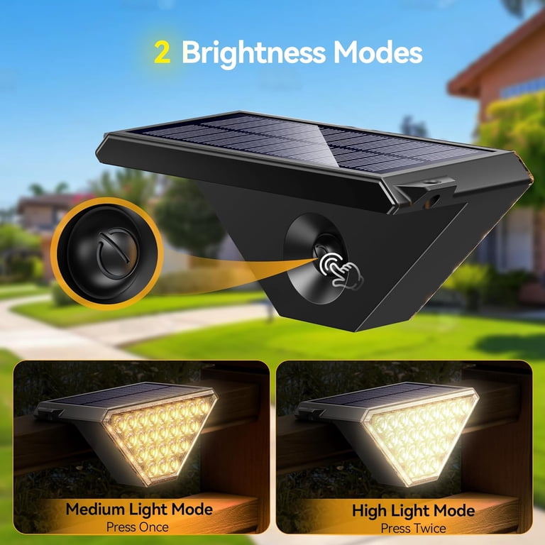 Tecknet Solar Step Lights, 24 LED, 2 Brightness Modes photo 5