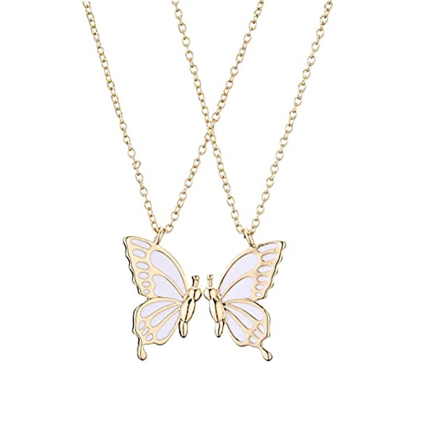 Collar de la amistad, 2 collares para mejores amigas, regalo para chicas y mujeres, regalo de cumpleaños a distancia
