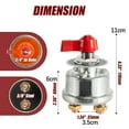 thumbnail image 4 of ARCADORA 12V Battery Disconnect Switch Kit Heavy Duty 300A Cut Off Power for Cars Trucks Boats RVs Easy Install, 4 of 4